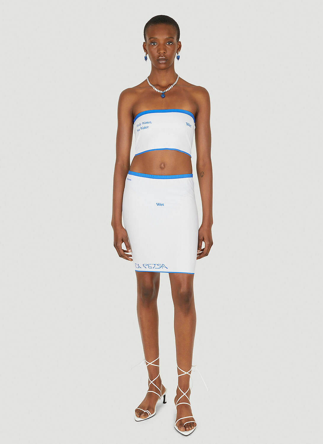 DI PETSA Wet Script Skirt