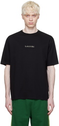 Lanvin Black Embroidered T-Shirt