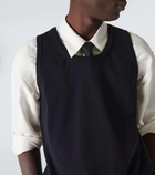 Auralee Cotton sweater vest