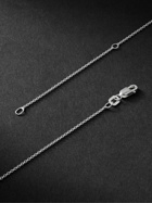Le Gramme - 3.4g Sterling Silver Diamond Pendant Necklace