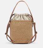 Chloé Woody Small raffia bucket bag
