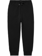 LOEWE - Tapered Cotton-Jersey Sweatpants - Black