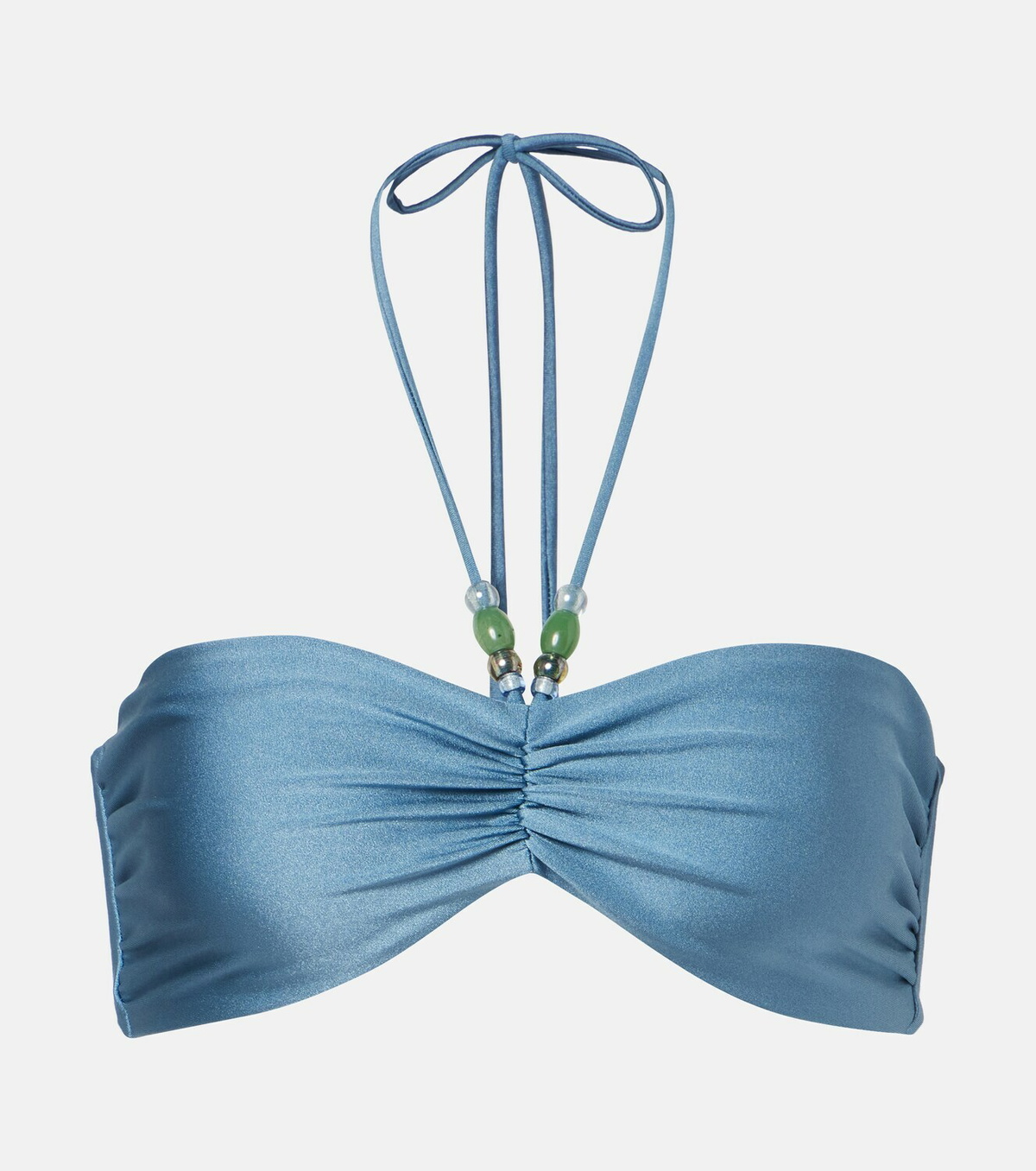 Jade Swim Zoe ruched bikini top