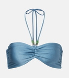 Jade Swim Zoe ruched bikini top