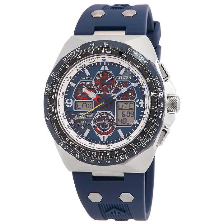 Photo: Citizen Special Edition Promaster x Sikorsky S-92 Analog-Digital Blue Dial Mens Watch JY8156-00L
