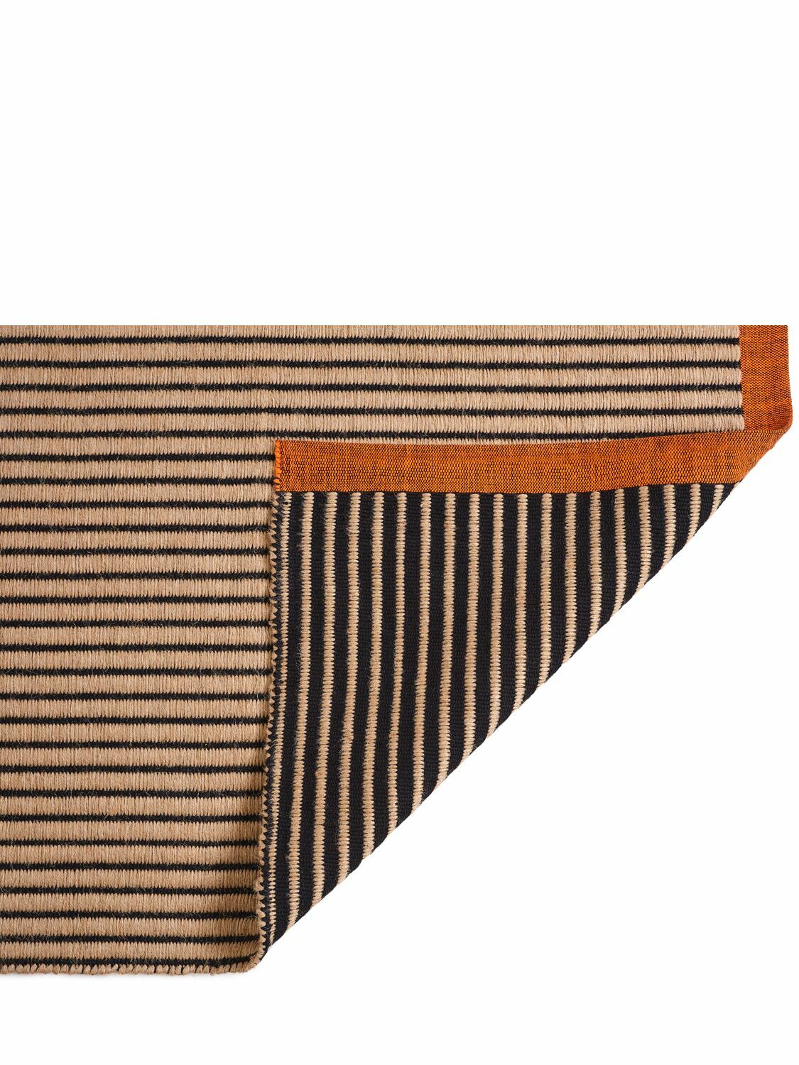 TOM DIXON Black Line Handwoven Rug