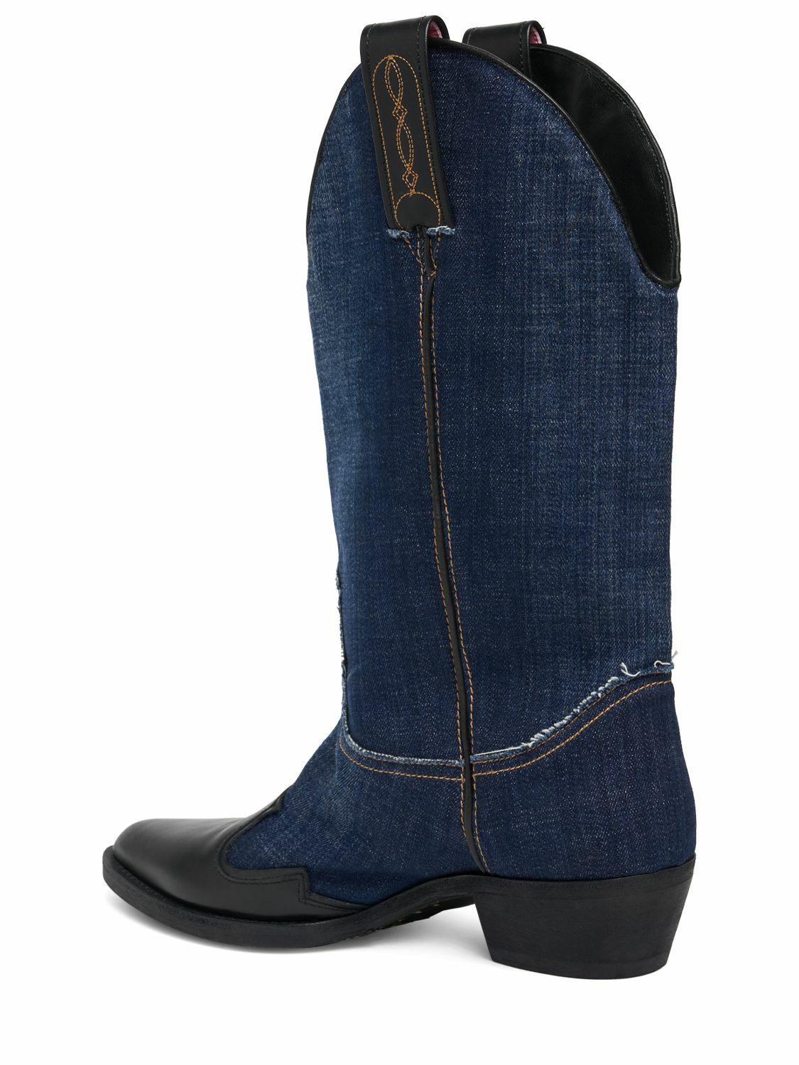 DSQUARED2 - 40mm Denim Cowboy Boots
