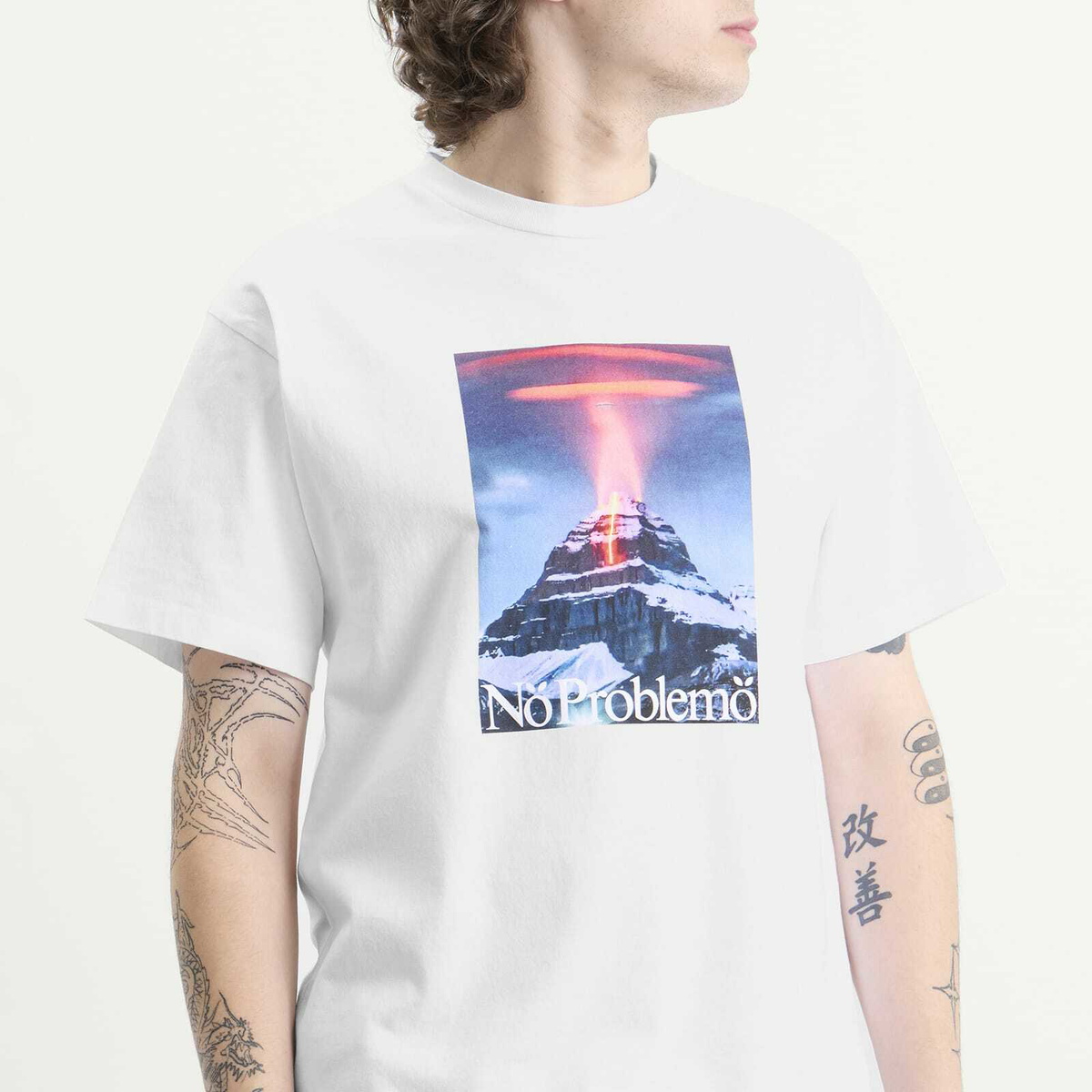 No Problemo Men's Kailash SS T-Shirt in White