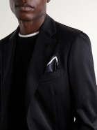 Lardini - Wool-Gabardine Suit Jacket - Black