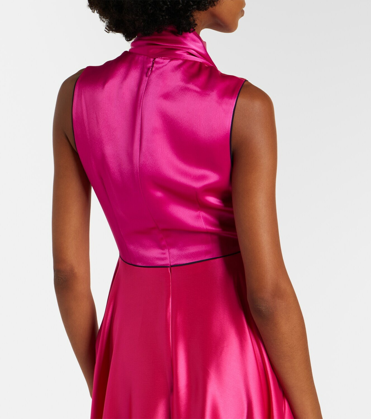 Roksanda Aela scarf-detail satin gown