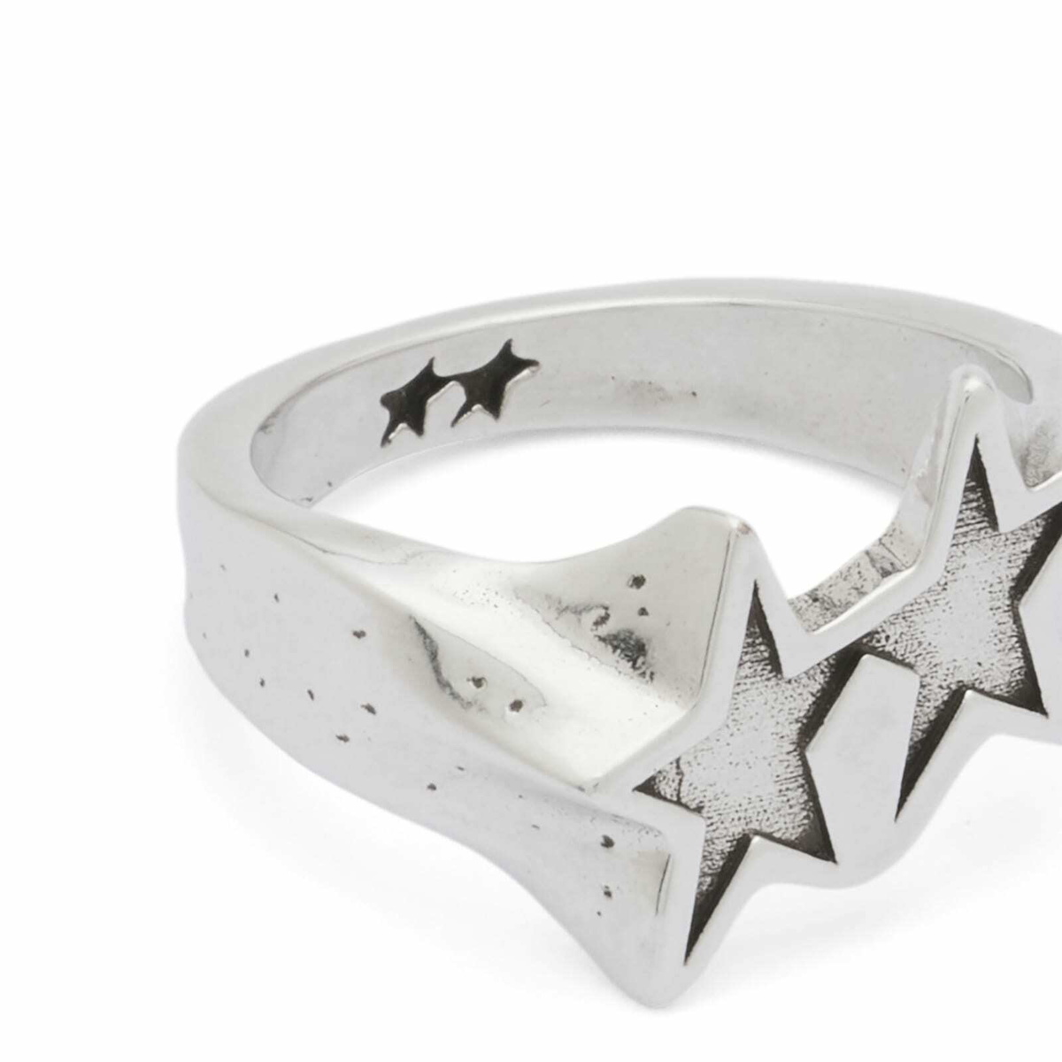TwoJeys Tilted Icon Ring in Silver