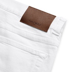 Canali - Slim-Fit Stretch-Cotton Twill Trousers - White