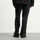 Casablanca Men's Workwear Wool Belt Loop Trouser in Black