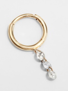 Persée 18K Yellow Gold Diamond Hoop Earrings