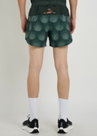 Nike Stride Dri-fit 5" Printed Running Shorts Green