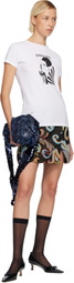 Anna Sui White Mad Cap Heiress Baby T-shirt