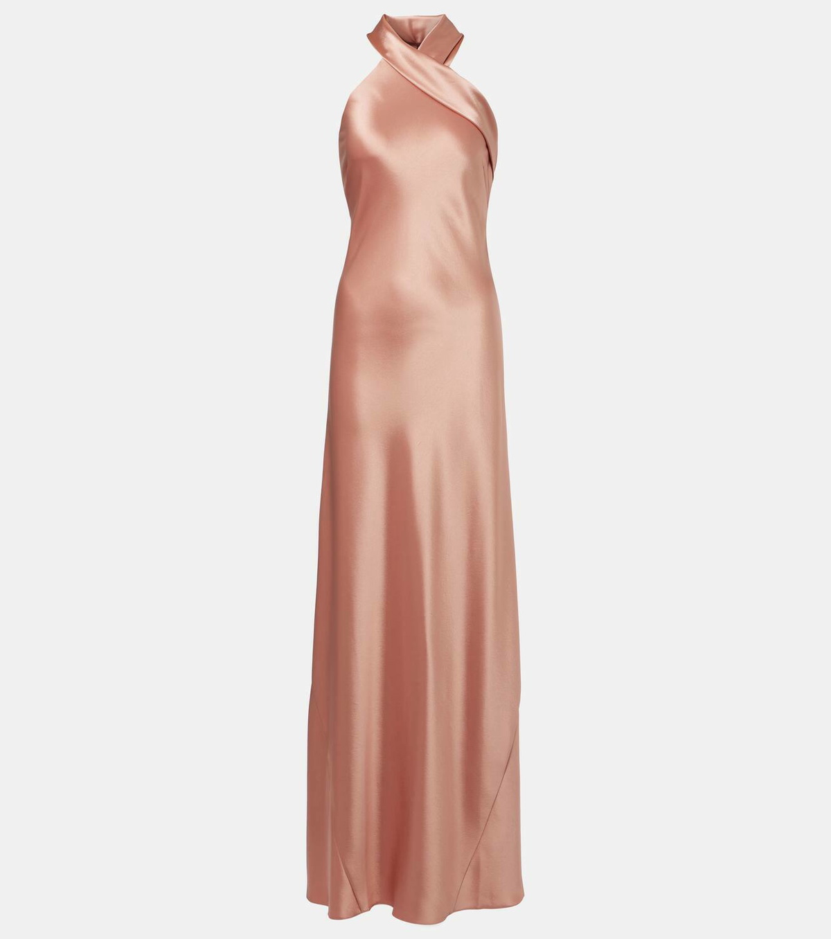 Galvan Pandora satin gown