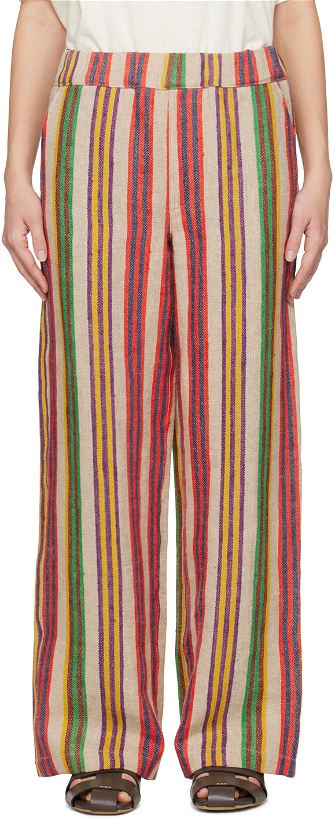 Photo: The Elder Statesman Multicolor Sandy Trousers