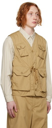 Engineered Garments Beige C-1 Vest