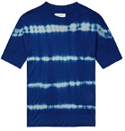 Rochas - Slim-Fit Tie-Dyed Cashmere and Silk-Blend T-Shirt - Blue