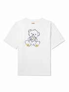 KAPITAL - Peckish Little Bear Printed Cotton-Jersey T-Shirt - White