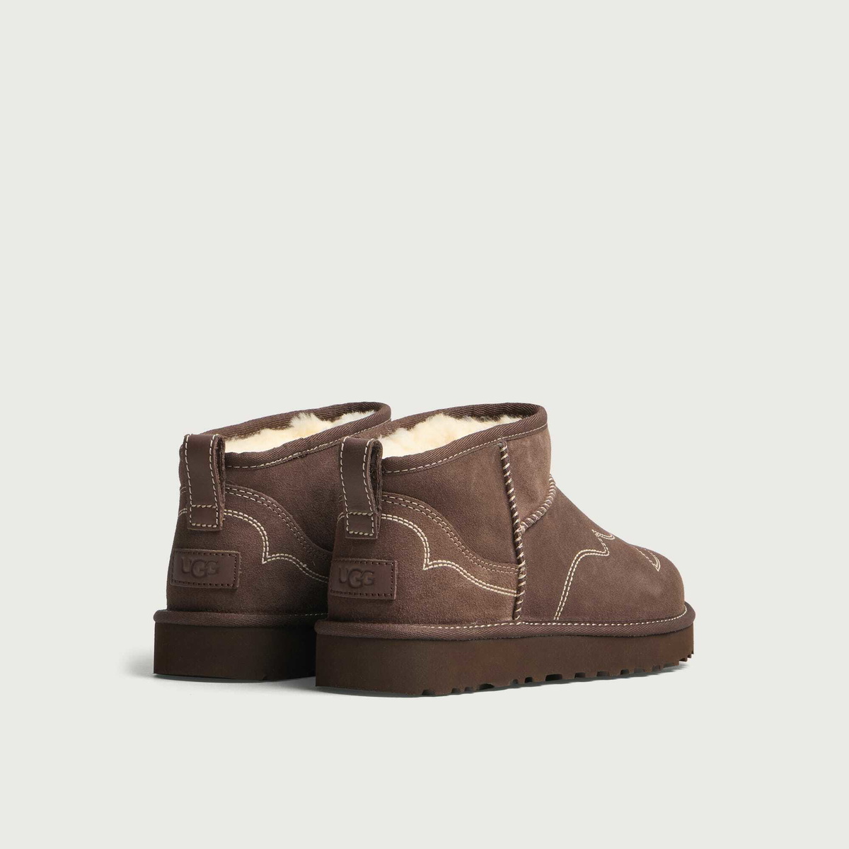 UGG Women's Classic Ultra Mini Western Boot in Burnt Cedar