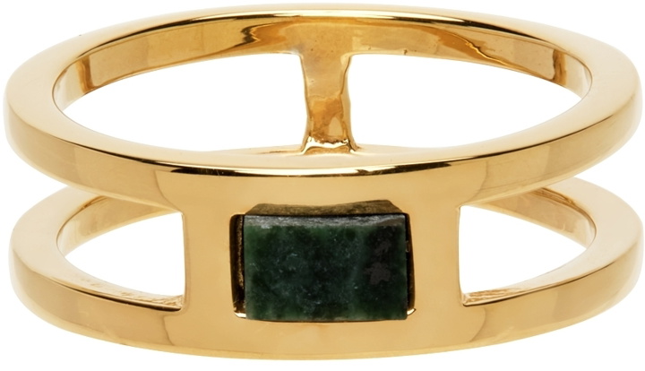Photo: Giorgio Armani Gold Marble Double Ring