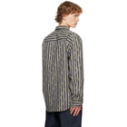 Dries Van Noten Purple & Green Cotton Shirt