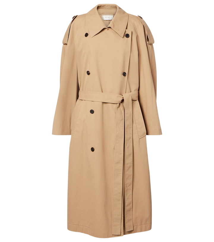 Photo: The Row Dester cotton and cashmere trench coat
