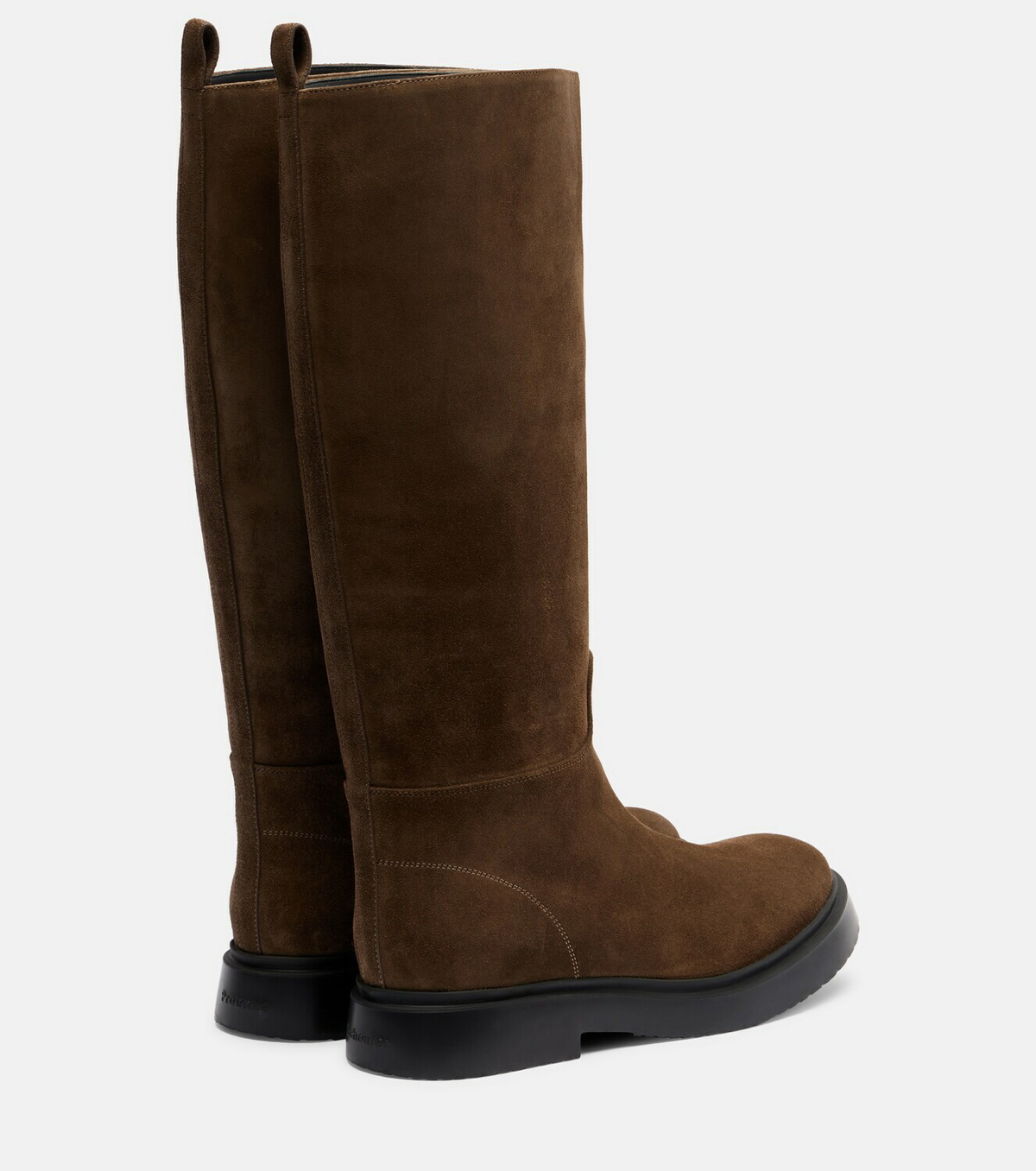 Proenza Schouler Bank suede knee-high boots