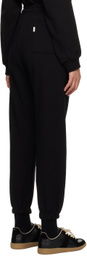 Dunst Black Logo Patch Sweatpants