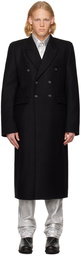 VTMNTS Black Double-Breasted Coat