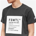 FDMTL Men's Square Logo T-Shirt in Sumi