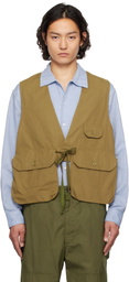 Engineered Garments Khaki Fowl Vest