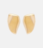 Bottega Veneta Prisma Small 18kt gold-plated earrings