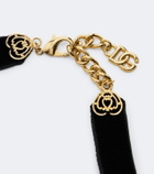 Dolce&Gabbana Star embellished velvet choker