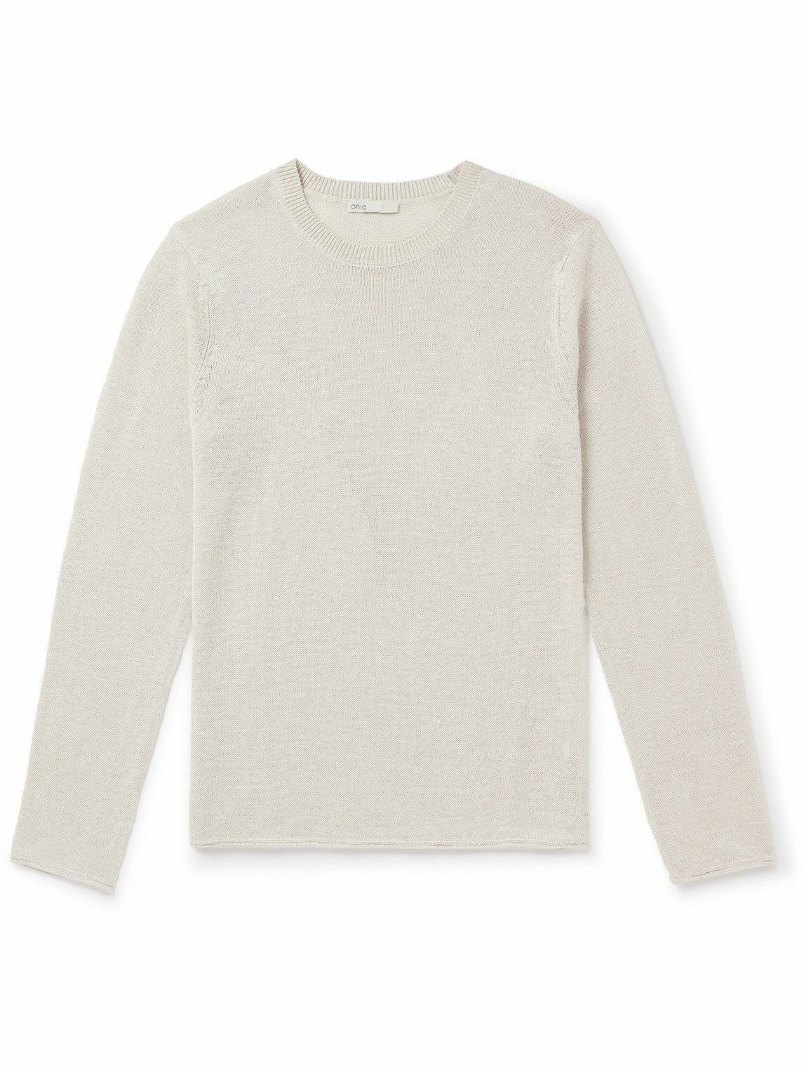 Photo: Onia - Kevin Linen Sweater - Gray