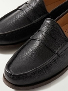 Yuketen - Full-Grain Leather Penny Loafers - Black