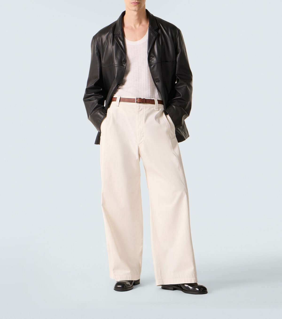 Lemaire Leather ankle boots