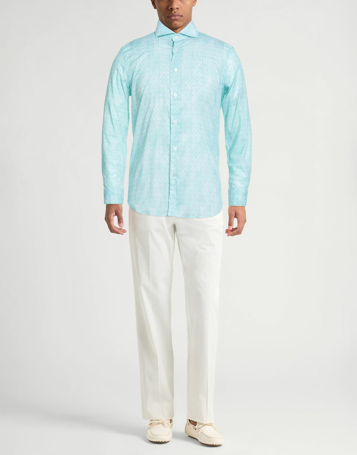Fedeli Mens Shirt Light in Green