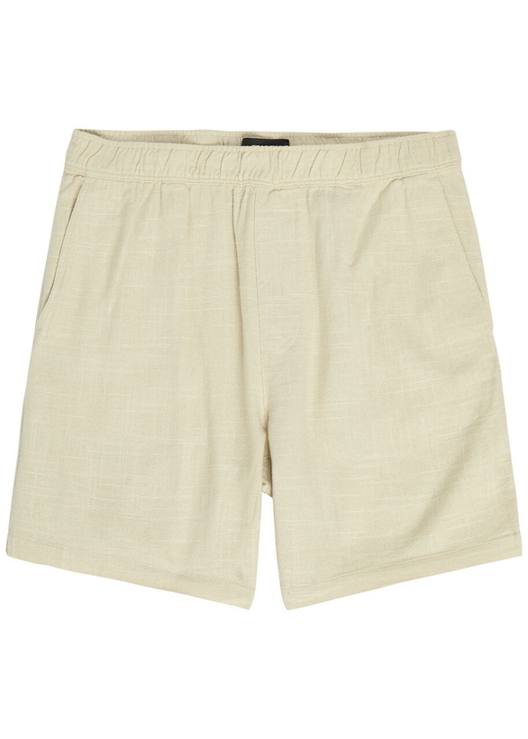 Photo: Paige Elijah Woven Shorts Cream