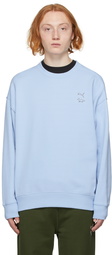 Maison Kitsuné Blue Puma Edition Crewneck Sweatshirt