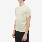 Fred Perry Men's Originals Plain Polo Shirt in Oatmeal