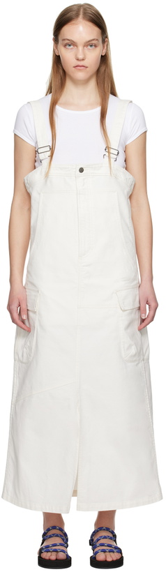 Photo: Gramicci White Cargo Pocket Dress