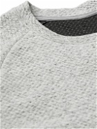 Lululemon - At Ease Mélange Textured Cotton-Blend Sweatshirt - Gray