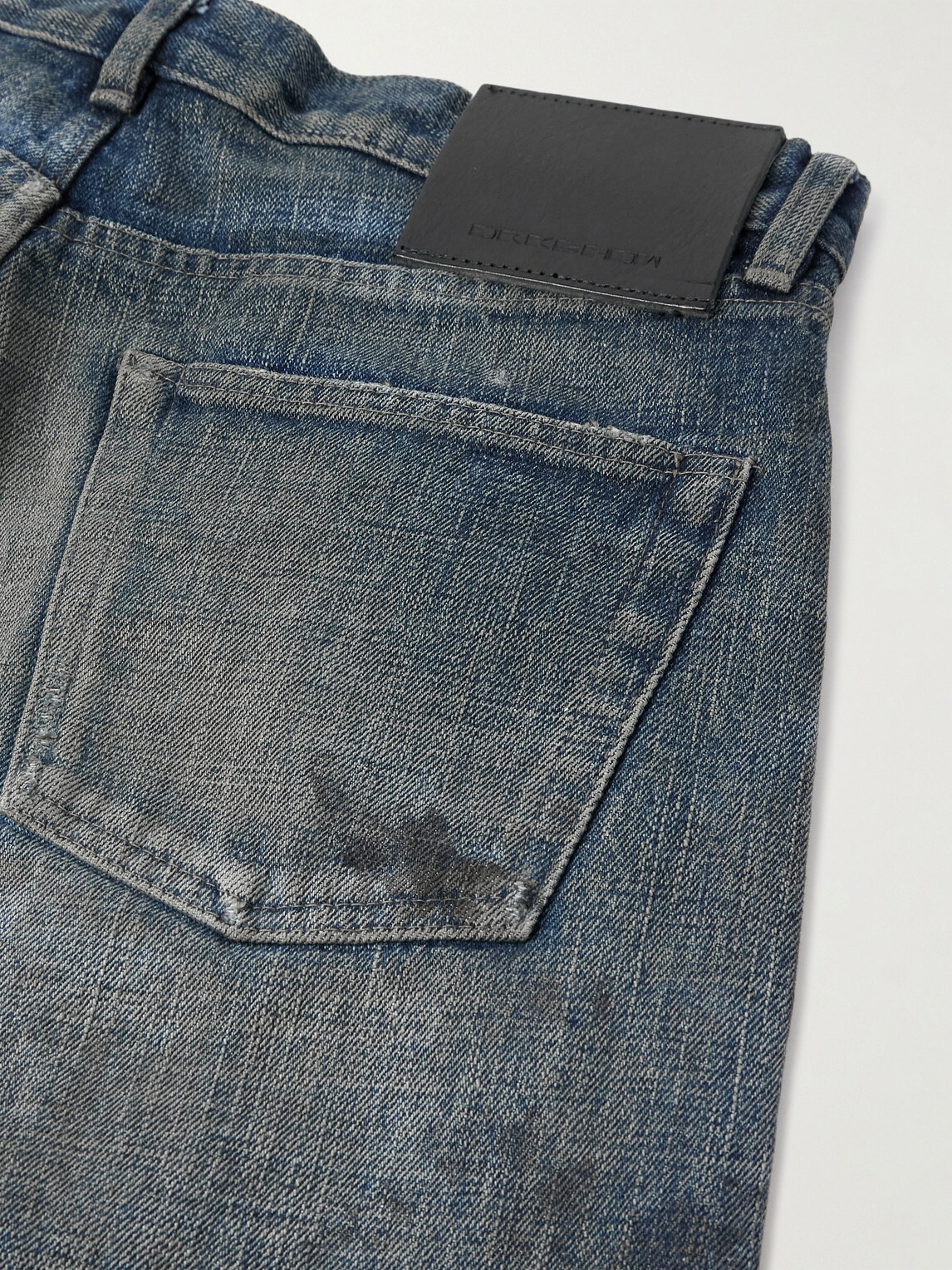 DRKSHDW by Rick Owens - DRKSHDW Kurdt Straight-Leg Distressed Jeans - Blue