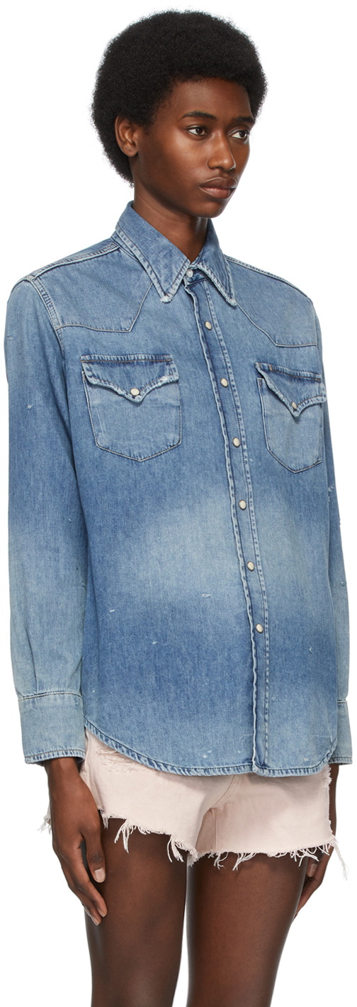 R13 clearance denim shirt