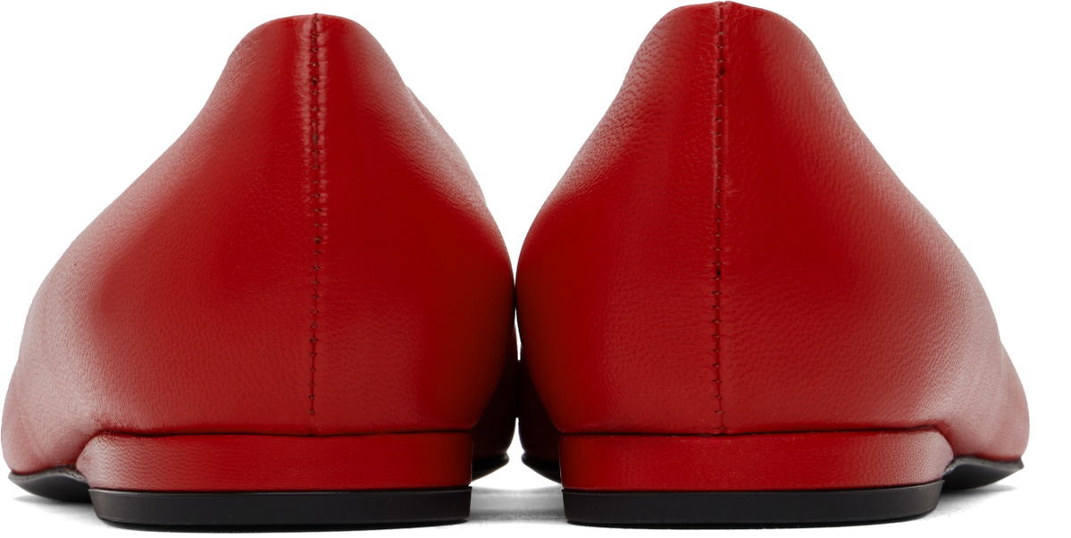Loulou Studio Red Barsi Ballerina Flats