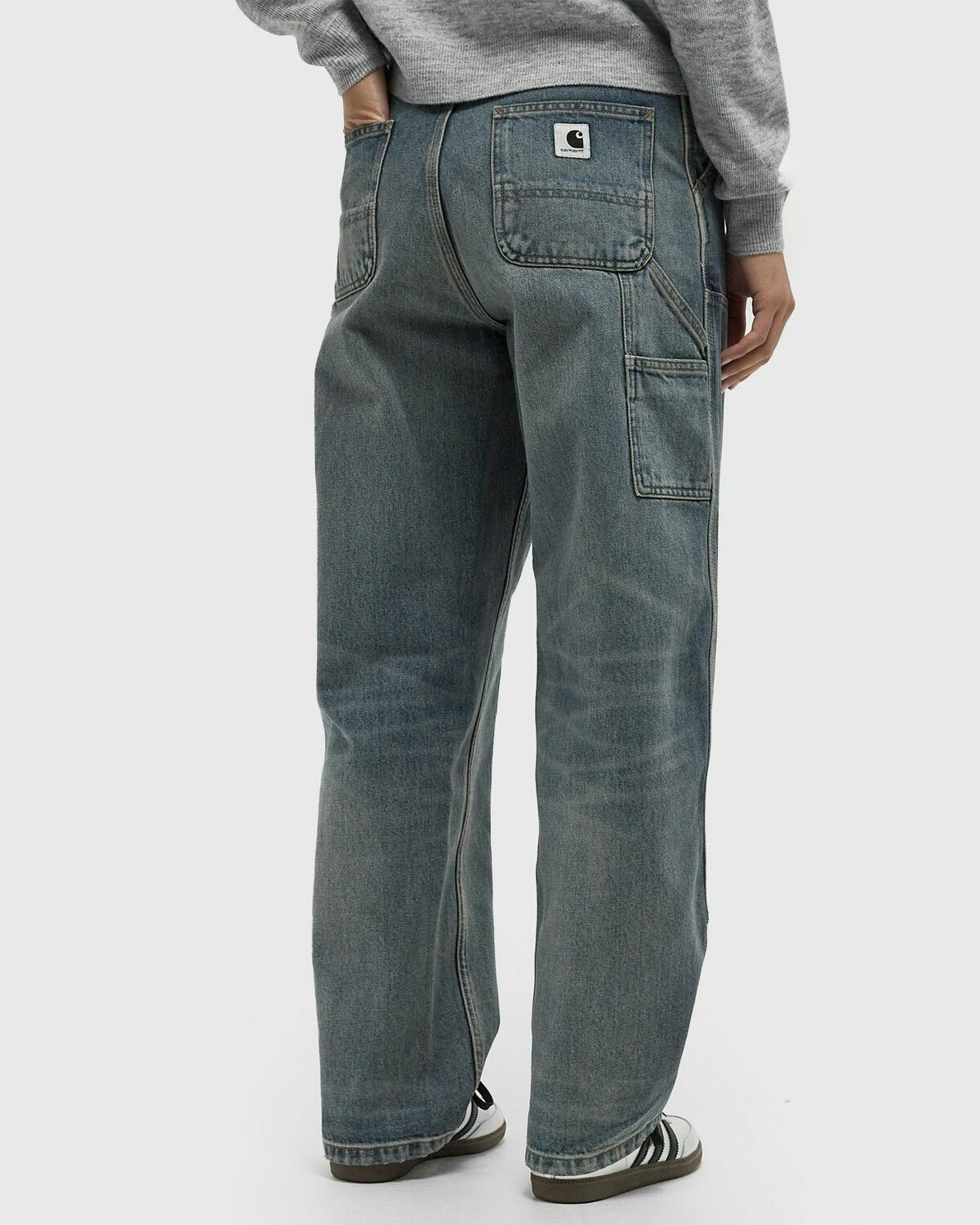 Carhartt WIP Brandon Double Knee Pant Blue Womens Jeans