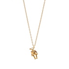 Ambush Men's Teddy Bear Charm Necklace in Gold